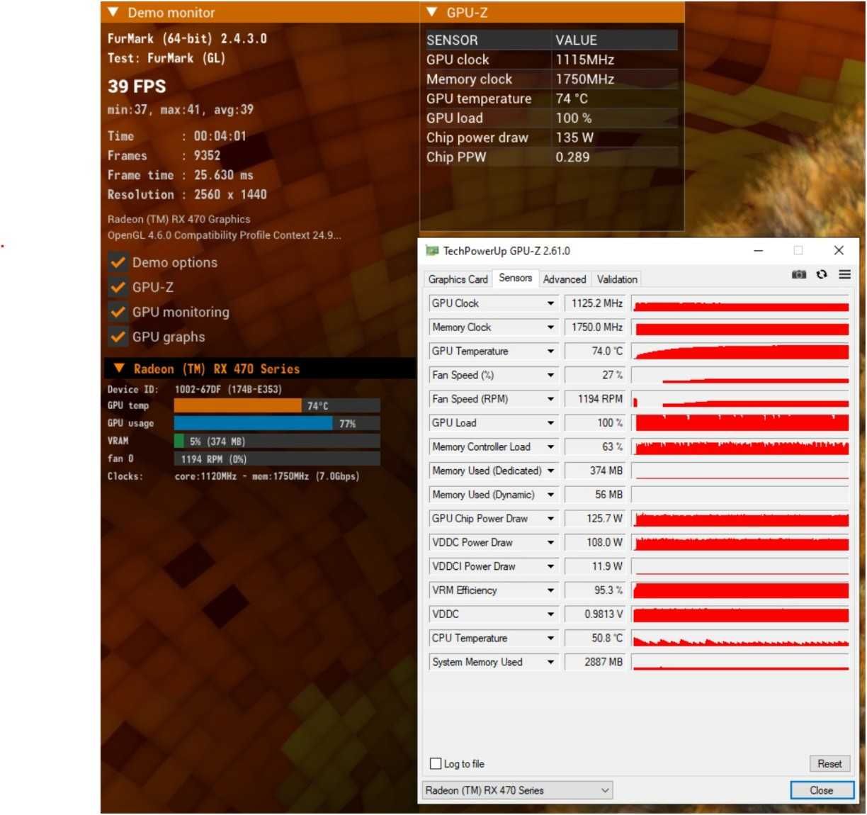 UŻYWANA Karta graficzna Sapphire Radeon RX 470 Nitro 8GB OC GDDR5