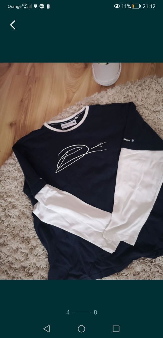 Bluzka F1 BMW Sauber Robert Kubica Longer kolekcjonerska z podpisem