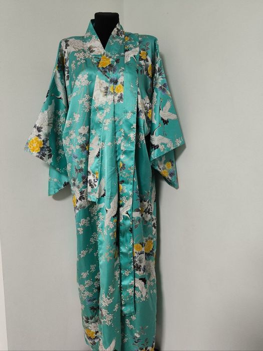 Кимоно кімоно халат юката  Япония японское не шёлк шёлк