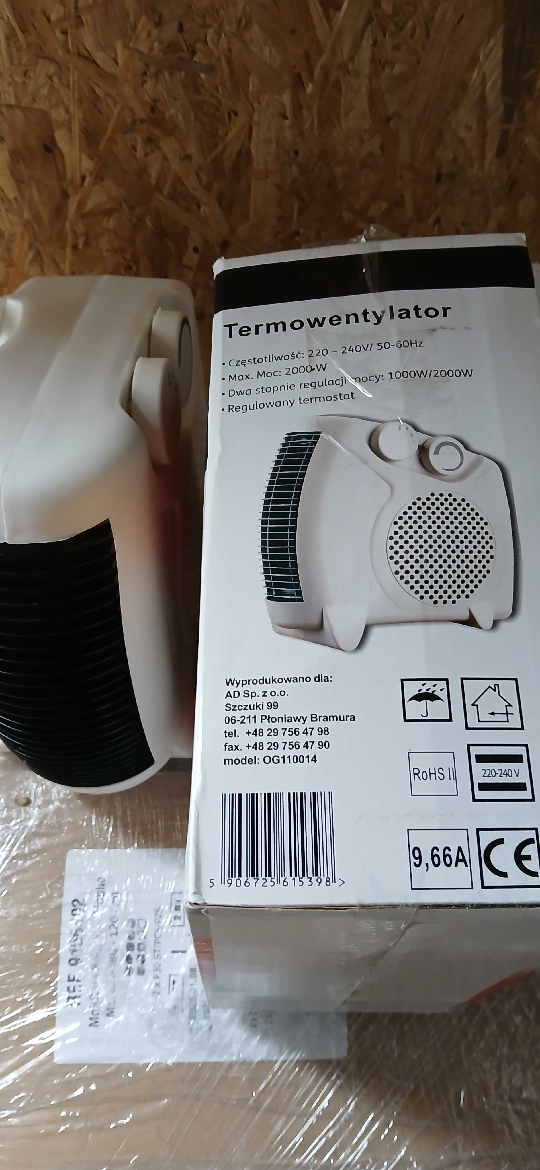 Termowentylator Farelka