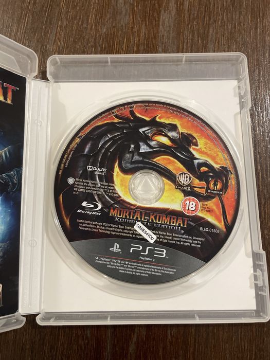 Диск на ps3 Mortal Kombat