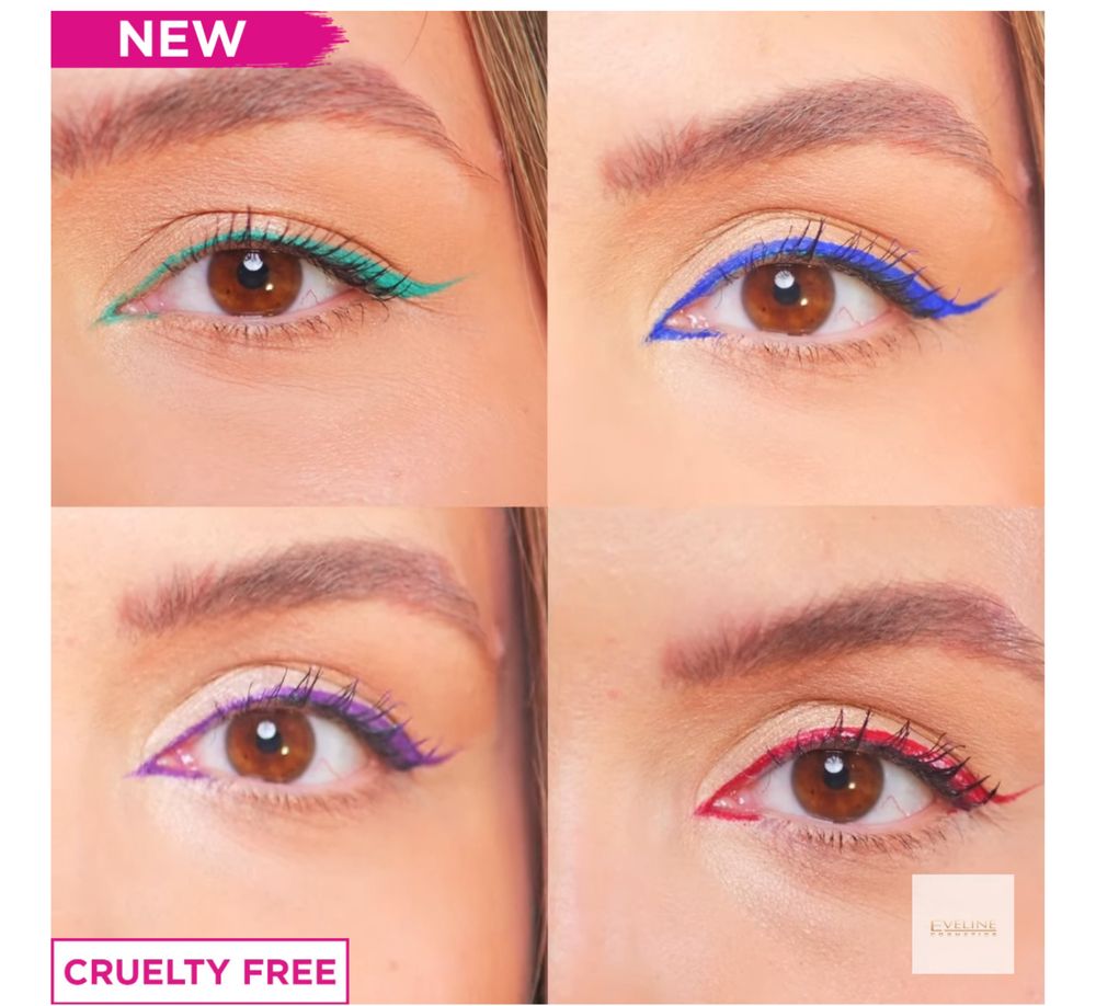 Variete fioletowy eyeliner w kałamarzu eveline 05 ultraviolet