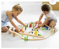 Продам деревʼяний конструктор дитяча залізниця Viga Toys
