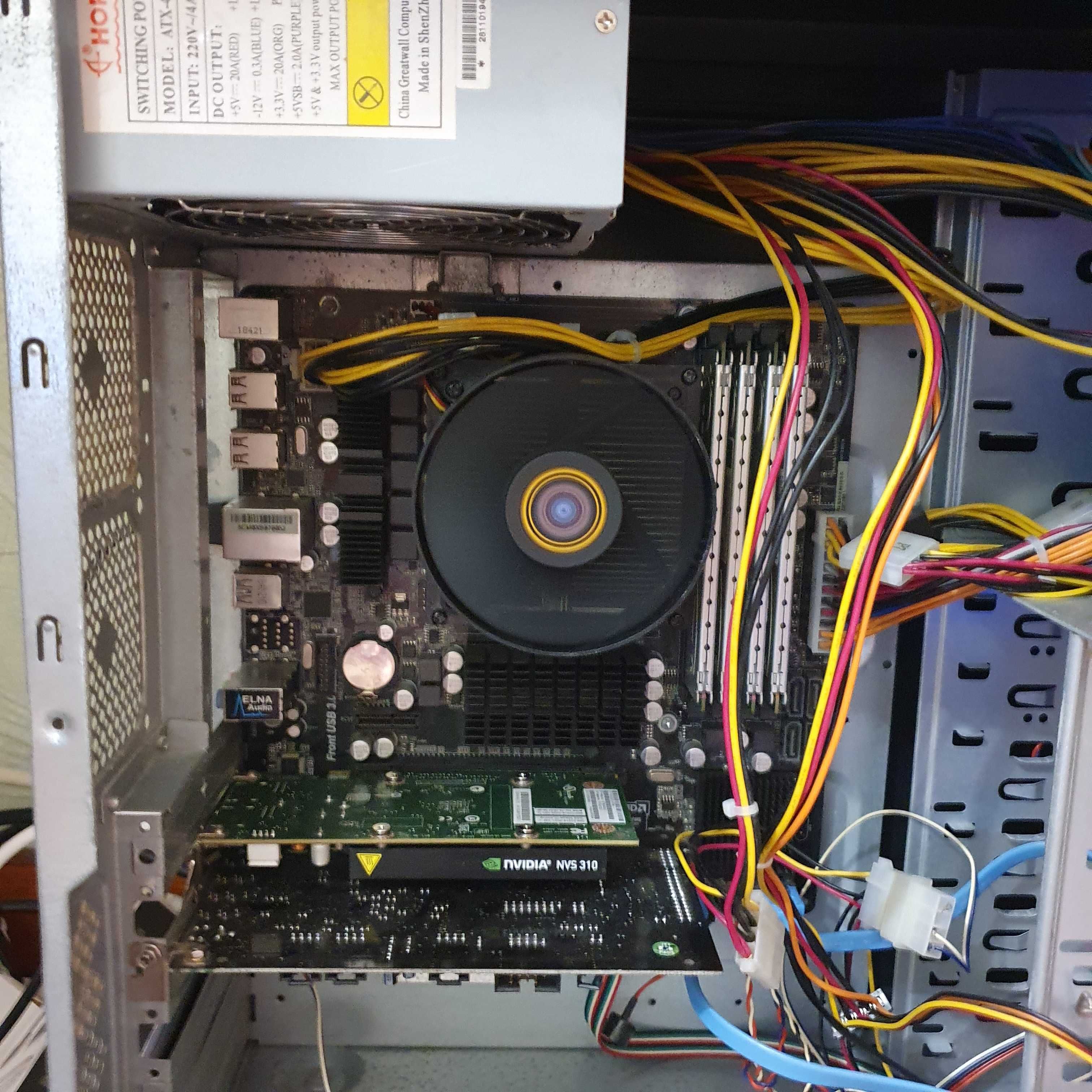 СРОЧН! мат. AM3+ ASRock 970 PRO3 + проц. 4 ядра + 8Гб (+БП + Видео)