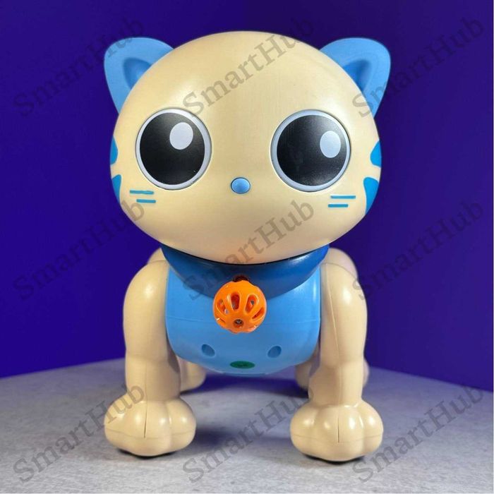 Интерактивный Котик на радиоуправлении Oliver синий, Кот на пульте