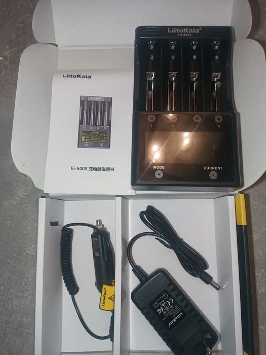 Liitokala lii-500s зарядний пристрій для акумуляторів 18650...