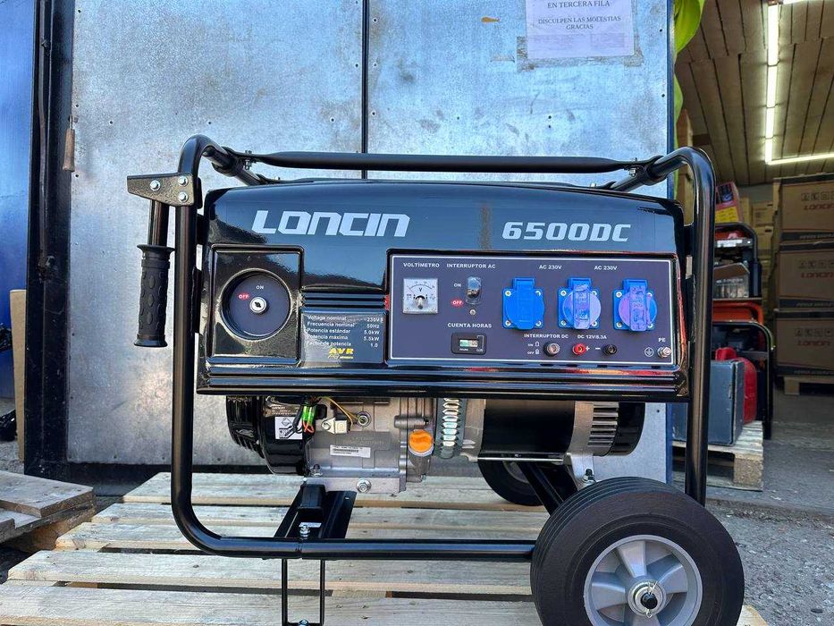 Генератор Loncin 6500 DC (AVR) - 5,5 кВт, мідь, доставка, самовивіз