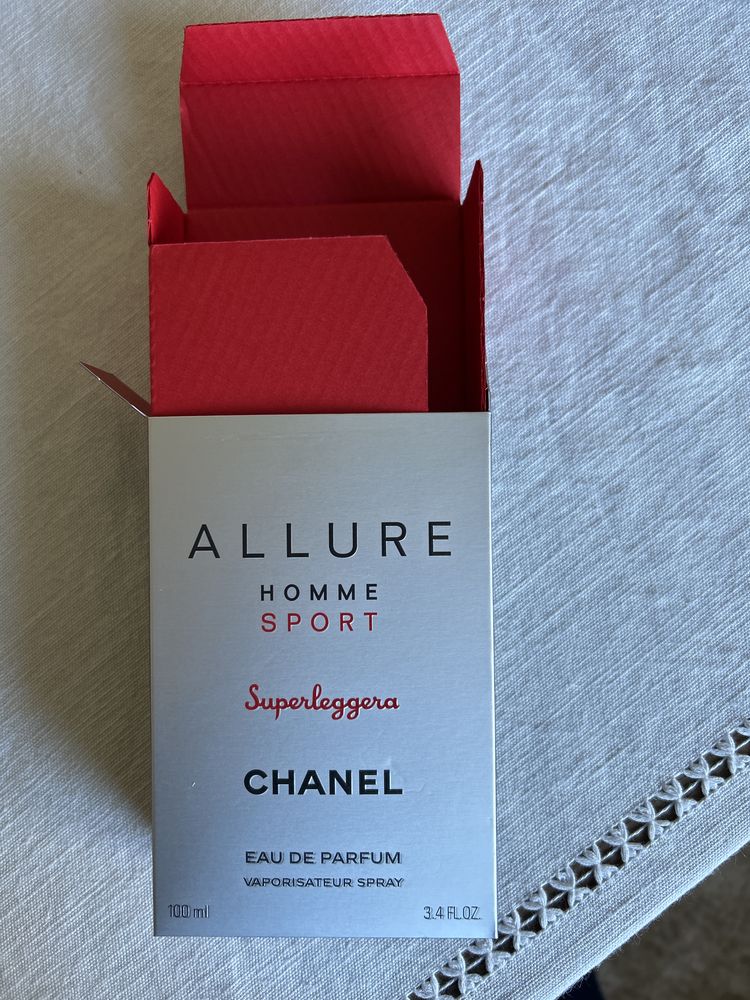 Caixa do perfume ALLURE HOMME CHANEL