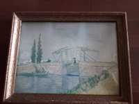 Fotokopia obrazu "Most Langlois w Arles" Vincent van Gogh