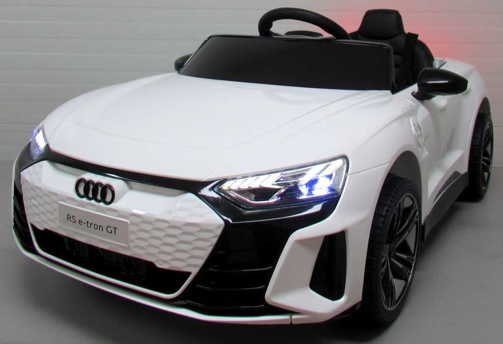 Auto na akumulator dla dzieci Audi E-tron Biały Samochód Zabawka RATY!