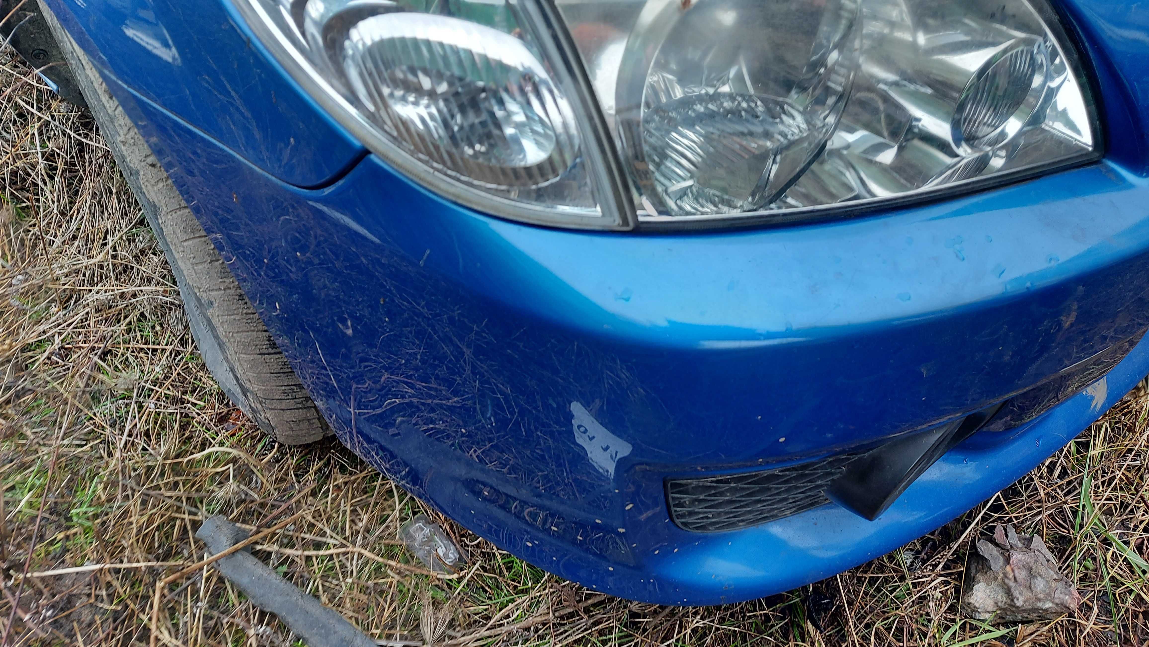 Mazda Premacy Lift zderzak przedni niebieski FV części/dostawa