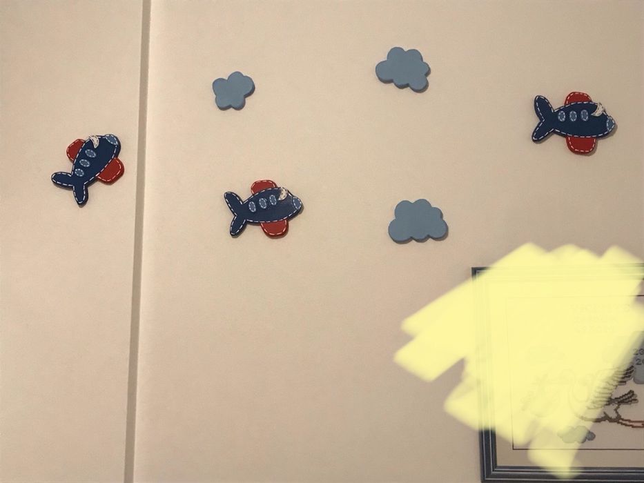 Avioes decorativos - quarto menino