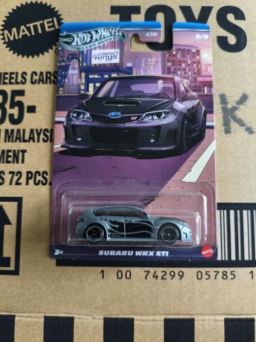 Subaru WRX STI hot wheels Silver