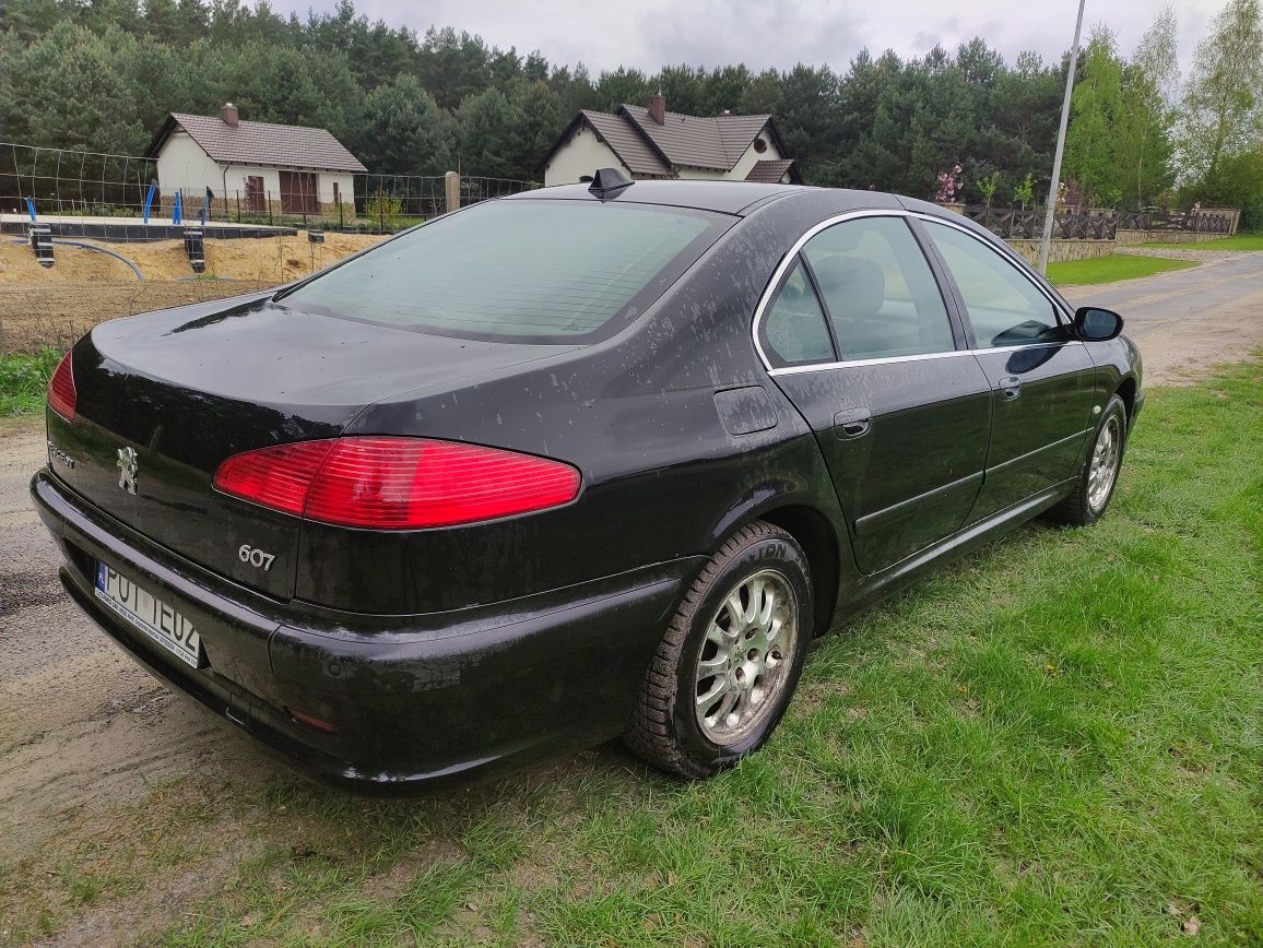 Peugeot 607 2.2HDi skóra alu klima transport zamiana opłaty OKAZJA