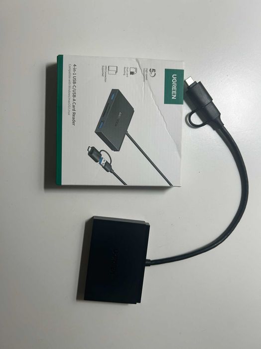 Картрідер 4 in 1 UGREEN CM812 OTG USB-C/USB-A Card Reader