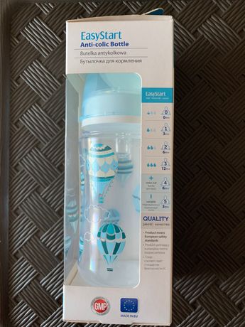 Бутылочка для кормления новая canpol easy start anti - colic bottle