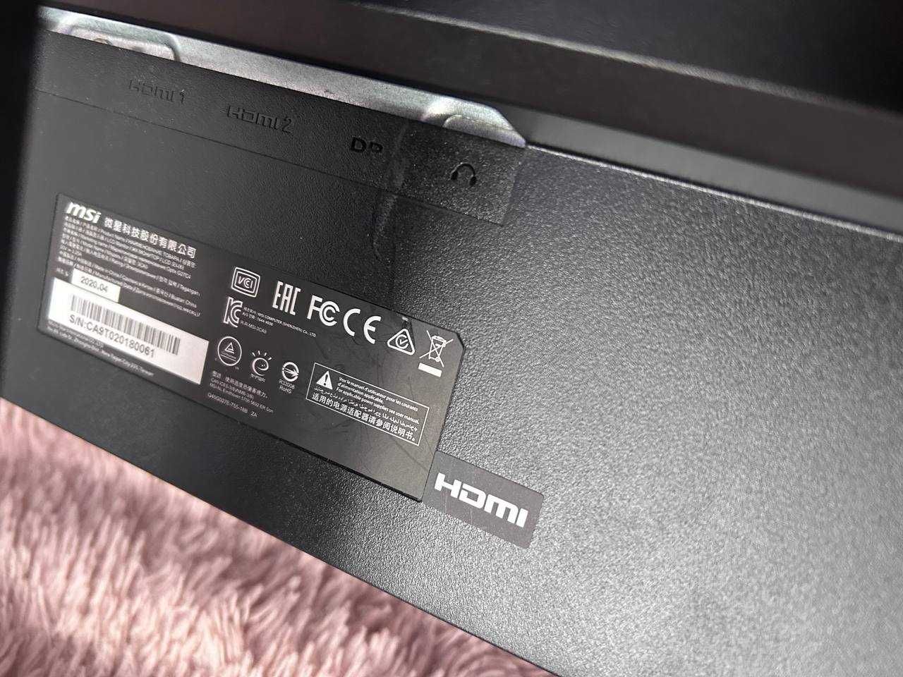 Monitor Msi 165hz full hd
