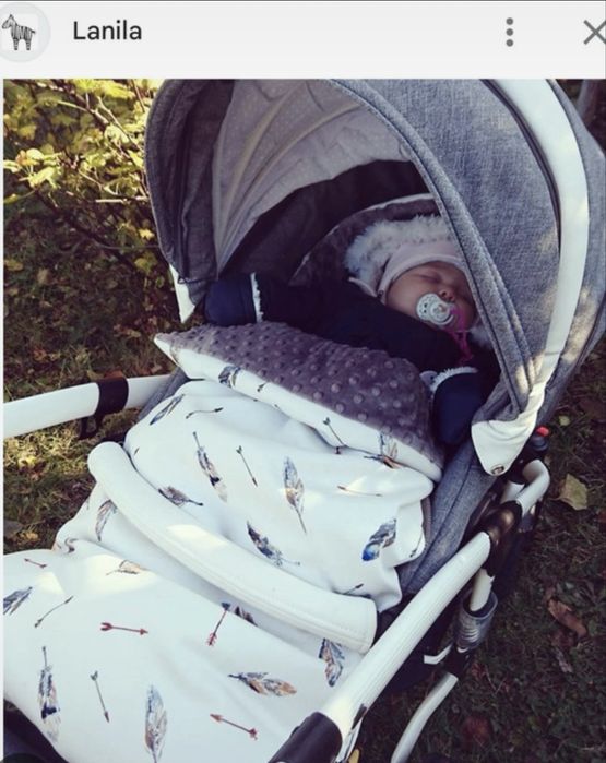 Piekny cieply spiworek Lanila