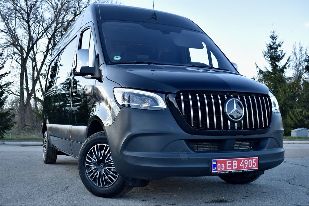 Решітка Sprinter w907 w910 накладка хром решотка бампер улибка