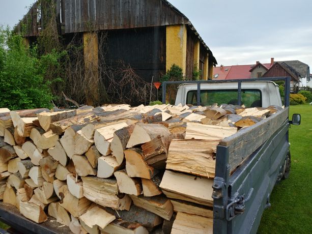 Drewno Kominkowe  TRANSPORT GRATIS !Buk ,Dąb, Jesion