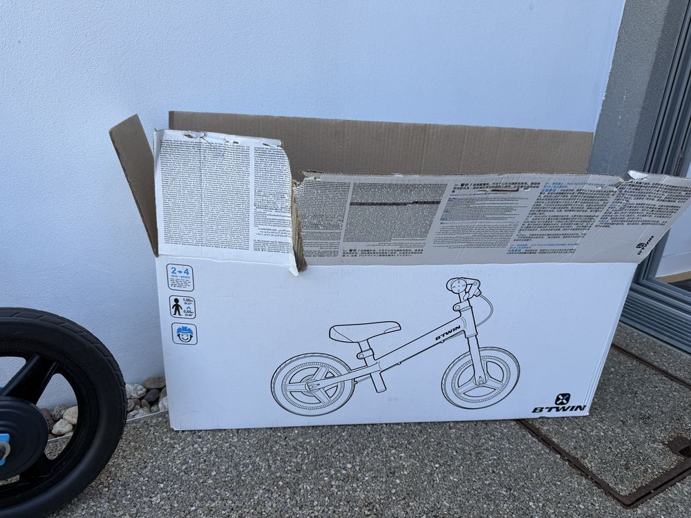 Bicicleta equilibrio B’twin 10” azul