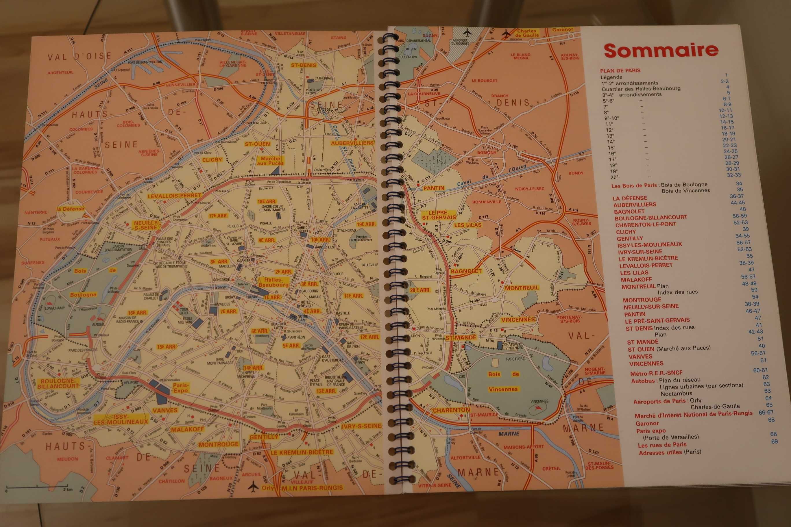 PARIS - PROCHE BANLIEUE Atlas par arrondissements