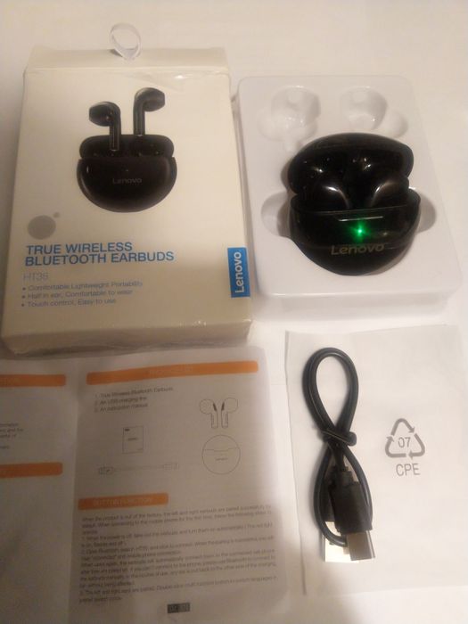 Наушники беспроводные гарнитура Lenovo