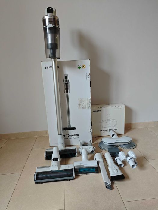 Odkurzacz pionowy Samsung Jet 70 w stanie idealnym + głowica mopująca