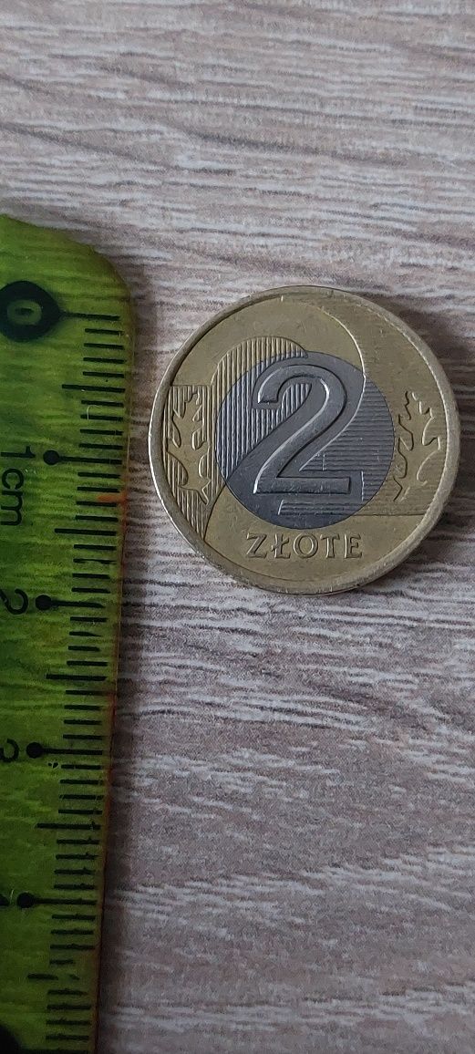 Skrętka 2złote obiegowe