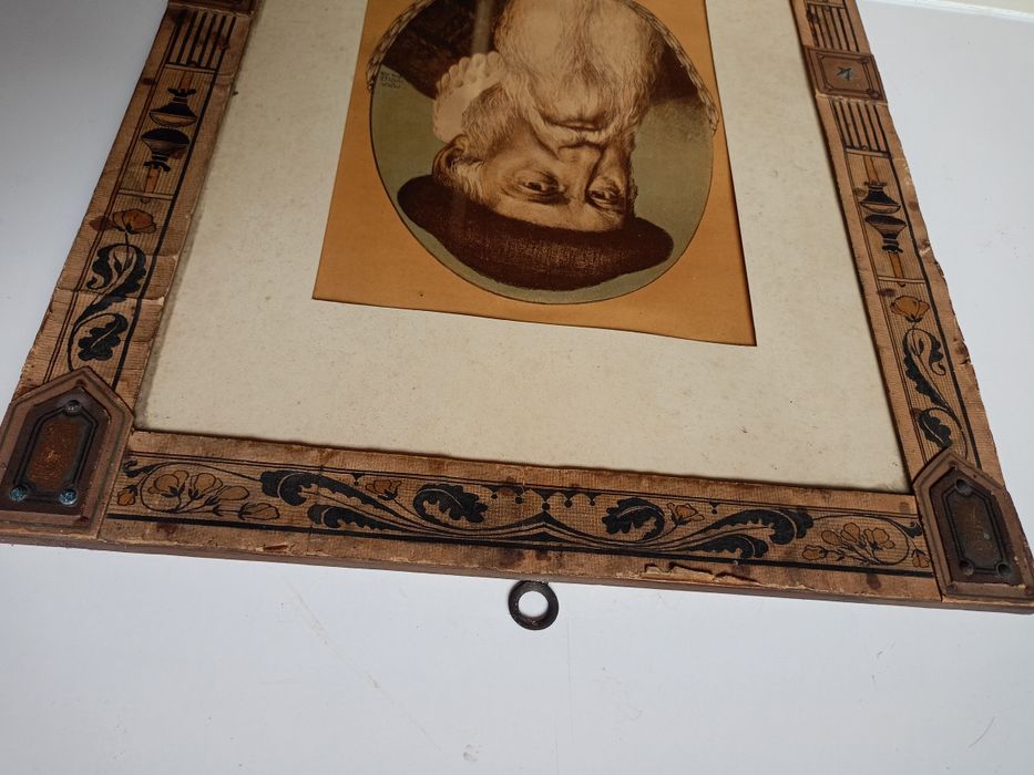 Portret Johann Gutenberg – oryginalna litografia Max Wulff