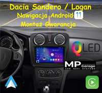 DACIA Sandero/Logan/Dokker Radio Android 4G CarPlay/AA LTE Qled Montaż