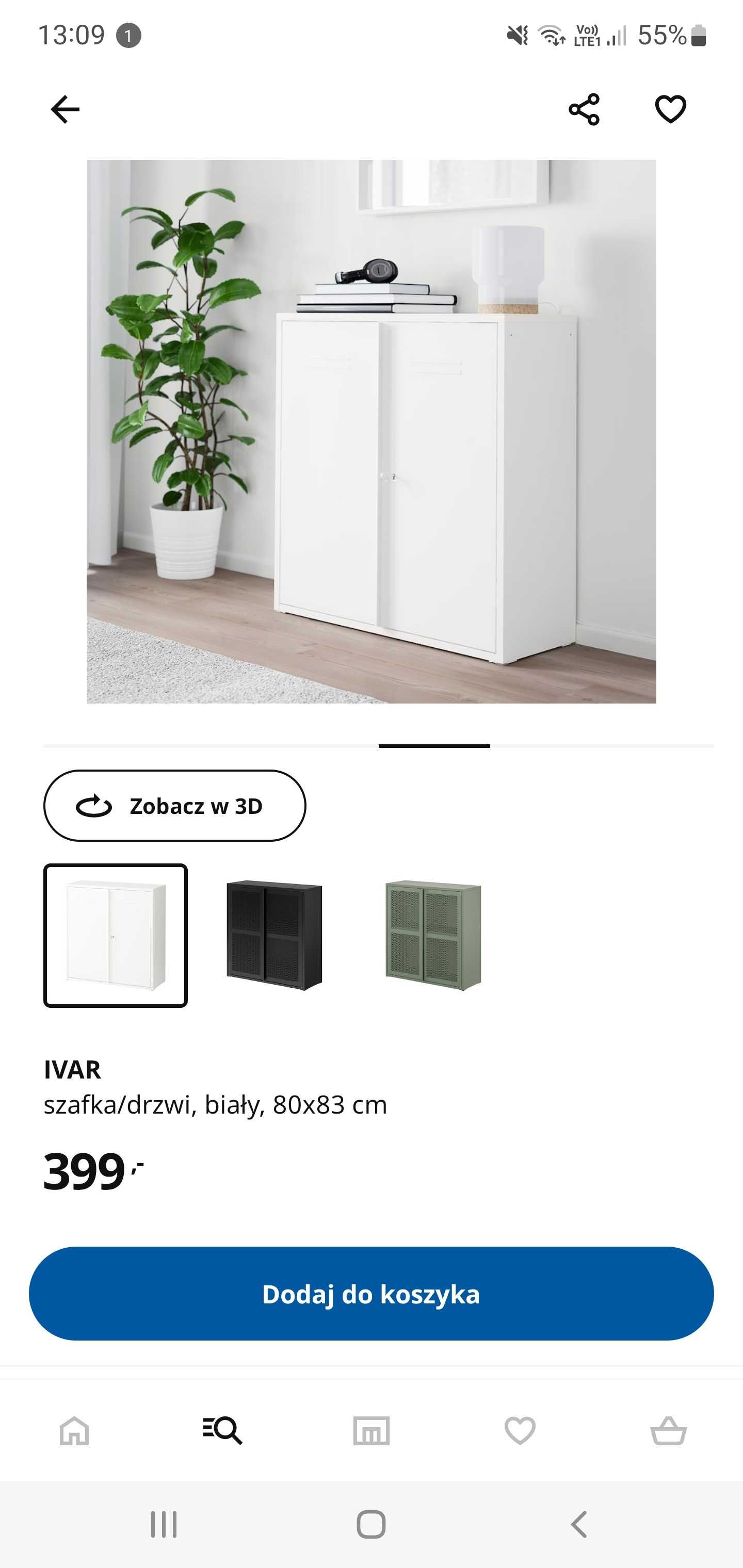 Szafka metalowa IKEA Ivar