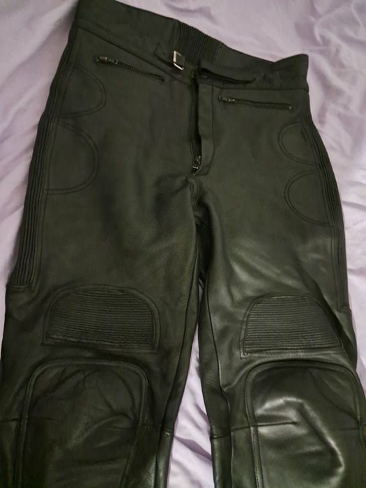 Мотоштаны кожанные