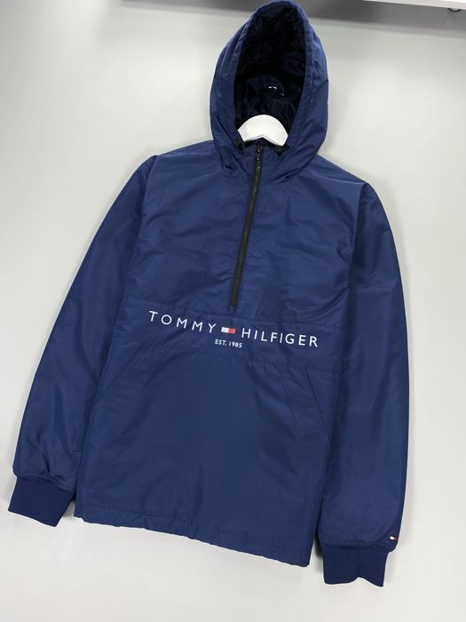 Мужская куртка анорак Tommy Hilfiger big logo чоловічий анорак