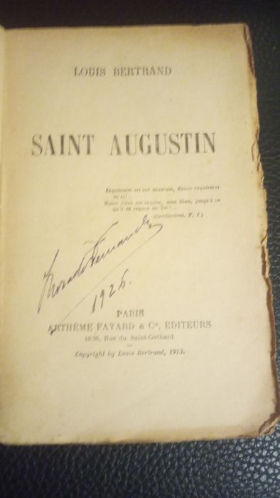 Saint Augustin 1913 & Saint Thomas d' Aquin 1935