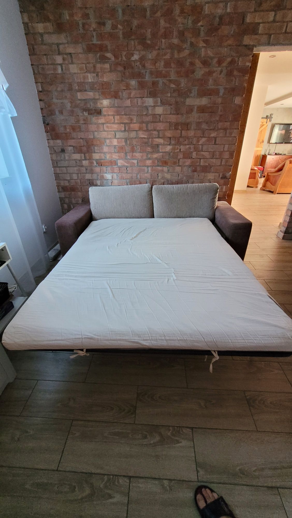 Komplet wypoczynek, sofa z funkcją spania plus 2 fotele