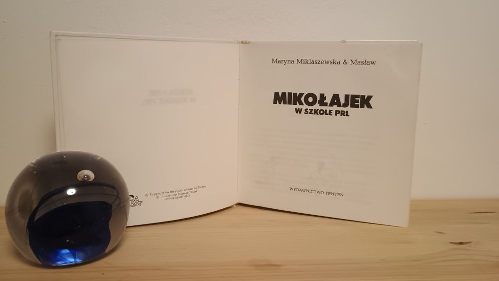 Mikołajek w szkole PRL. M. Miklaszewska & Masław, wyd. Tenten
