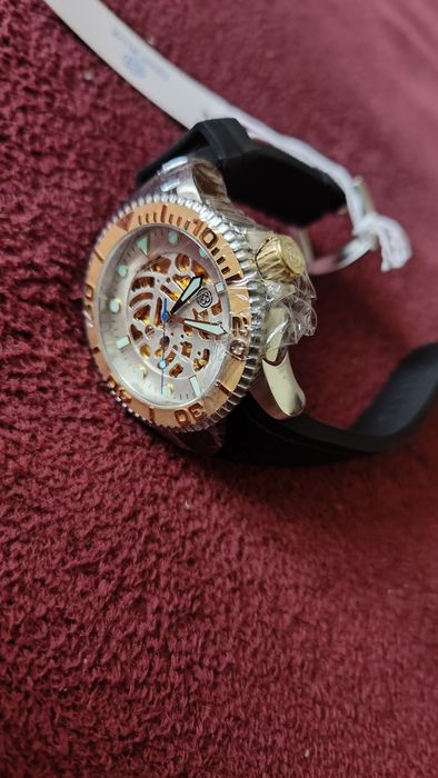 Zegarek Deep Blue Skeleton - szafir 44mm, koniec serii