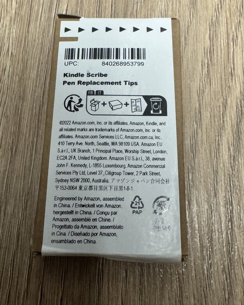 Pontas para Lápis / Caneta Kindle Scribe – Pack 8x