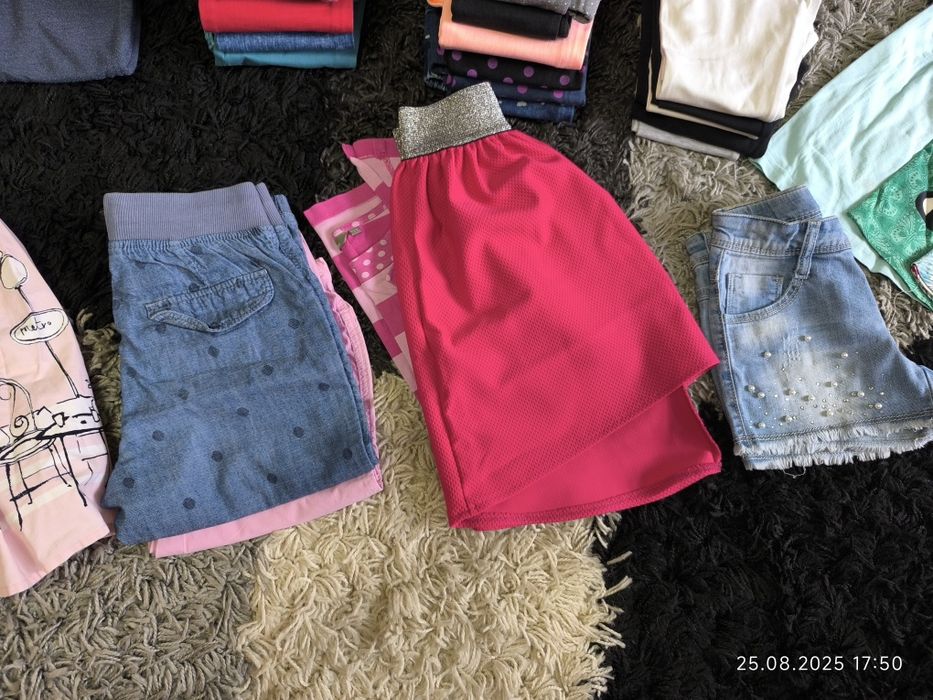 Paka ubrań dla dziewczynki 122-128