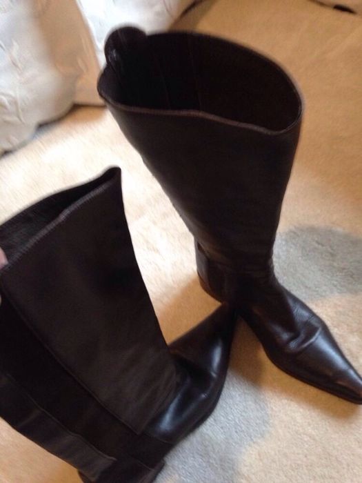 Sapatos e Botins em pele tam 36 Mango