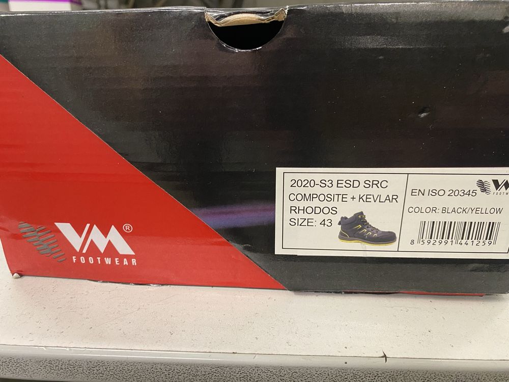 Nowe buty robocze ,wzmacniane noski