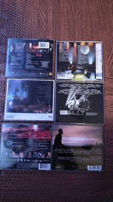 6 CD/DVD Shakira Papas língua Leonardo Bruno e Marrone Daniel 

Novos