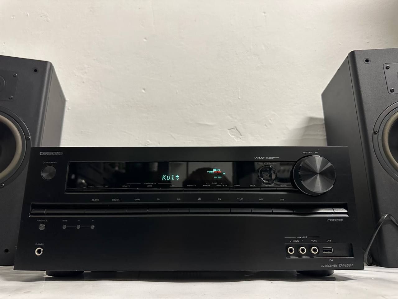 5.1 AV Amplifier Onkyo TX-NR414, HDMI, USB, 3D, LAN