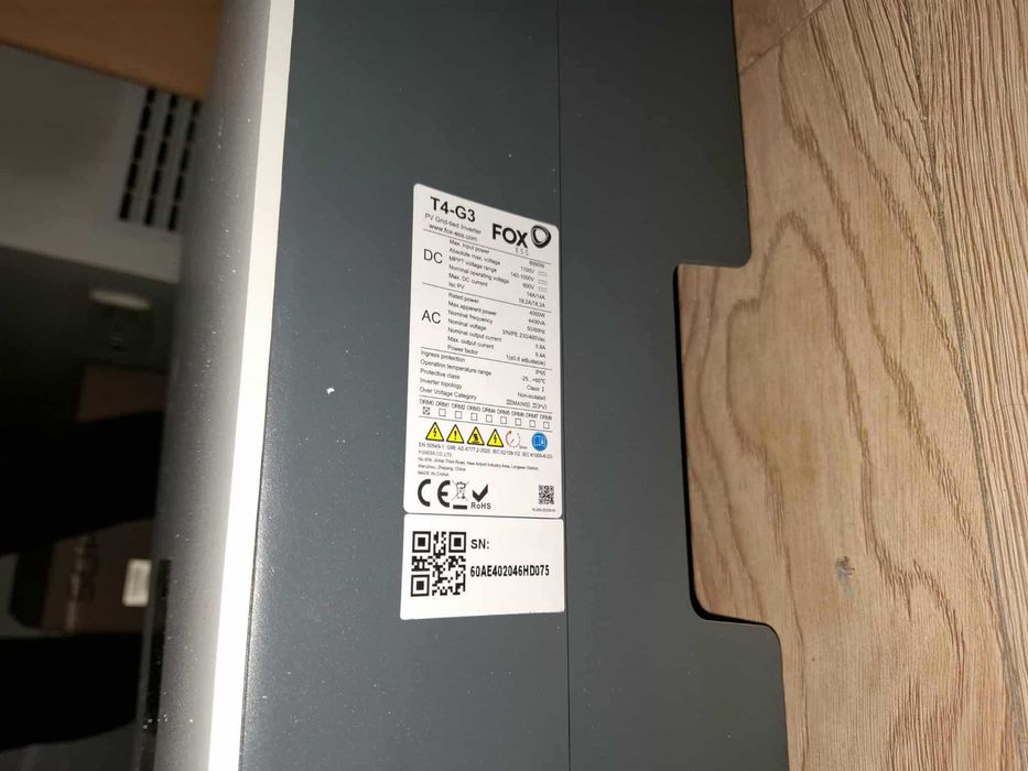 Falownik/Inwerter FOX ESS T4-G3 (4kW)