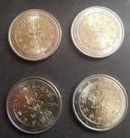 moedas de 2 euros 2008 e 2023