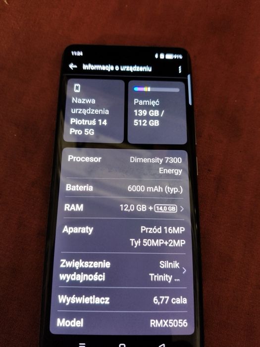 Relame 14pro 5G - 512gb