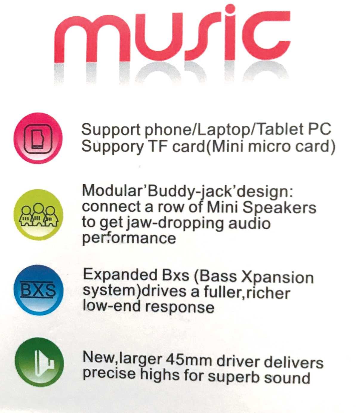 Coluna Som Bluetooth 4.1