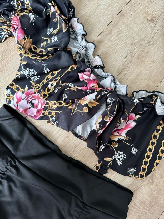 Komplet spódnica i top roz. S