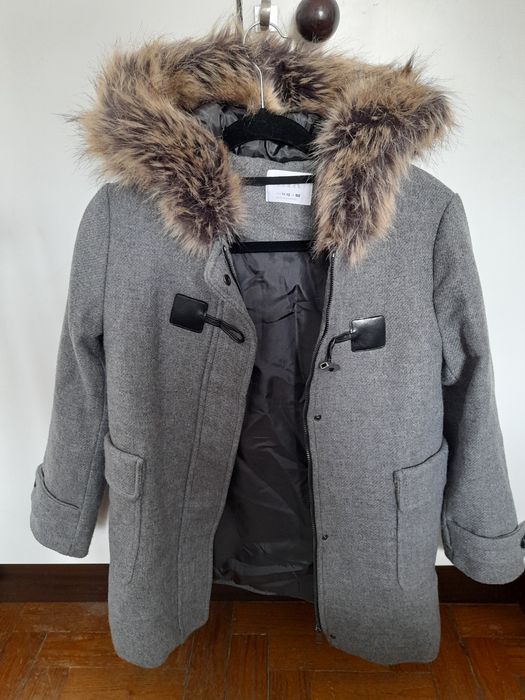 Casaco com capuz Zara